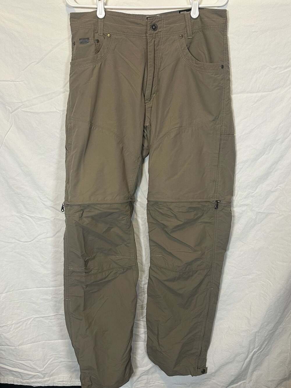 Kuhl Liberator Convertible Stealth Pants Size 32x32 Khaki Outdoor Hiking